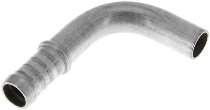 90°-Schlauchnippel Rohr 18, Schl. 17 - 18mm, Stahl verzinkt