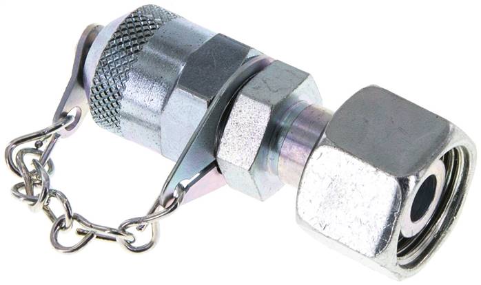 Messanschluss M16x2, 12 L-Dichtkegel, Stahl verzinkt