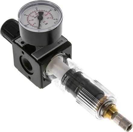 MULTIFIX Filterregler, G 3/8", 0,5 - 16bar, Baureihe 1, Kondensatablass automatisch (drucklos geschlossen)