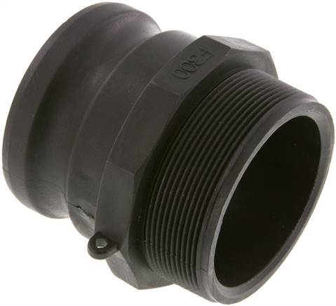 Kamlock-Stecker (F) R 3"(AG), Polypropylen