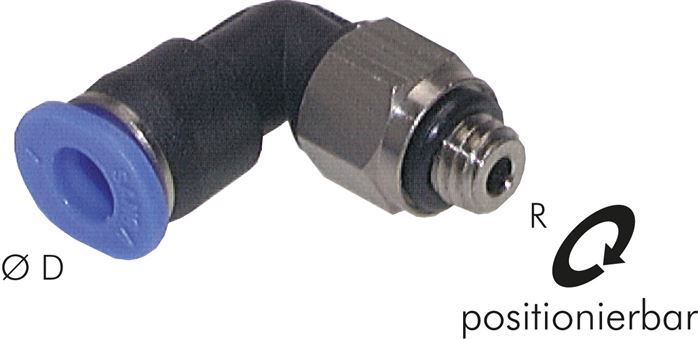 Winkel-Steckanschluss M 5-4mm, IQS-Mini