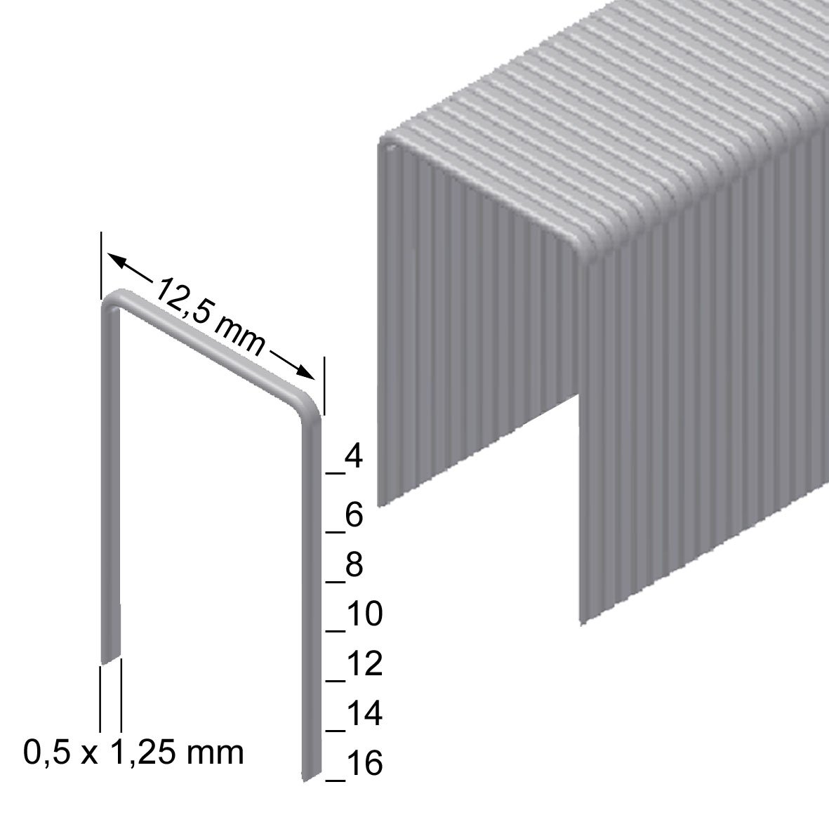 Prebena Druckluftnagler 1GP-D16SDS für 4-16 mm mit Auslösesicherung