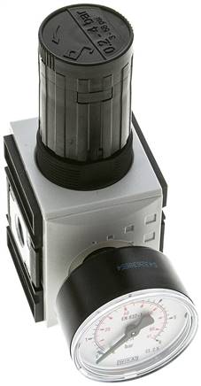 FUTURA Druckregler, G 1/4", 0,2 - 4bar, mit durchgehender Druckversorgung