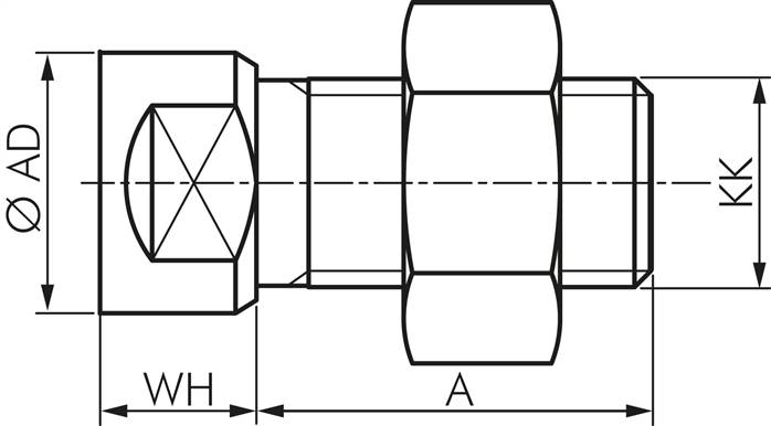 SFS 20/40-B ISO 21287-Zylinder, doppeltw., Kolben 20mm, Hub 40mm