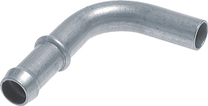 90°-Schlauchnippel Rohr 4, Schl. 3 - 4mm, Stahl verzinkt