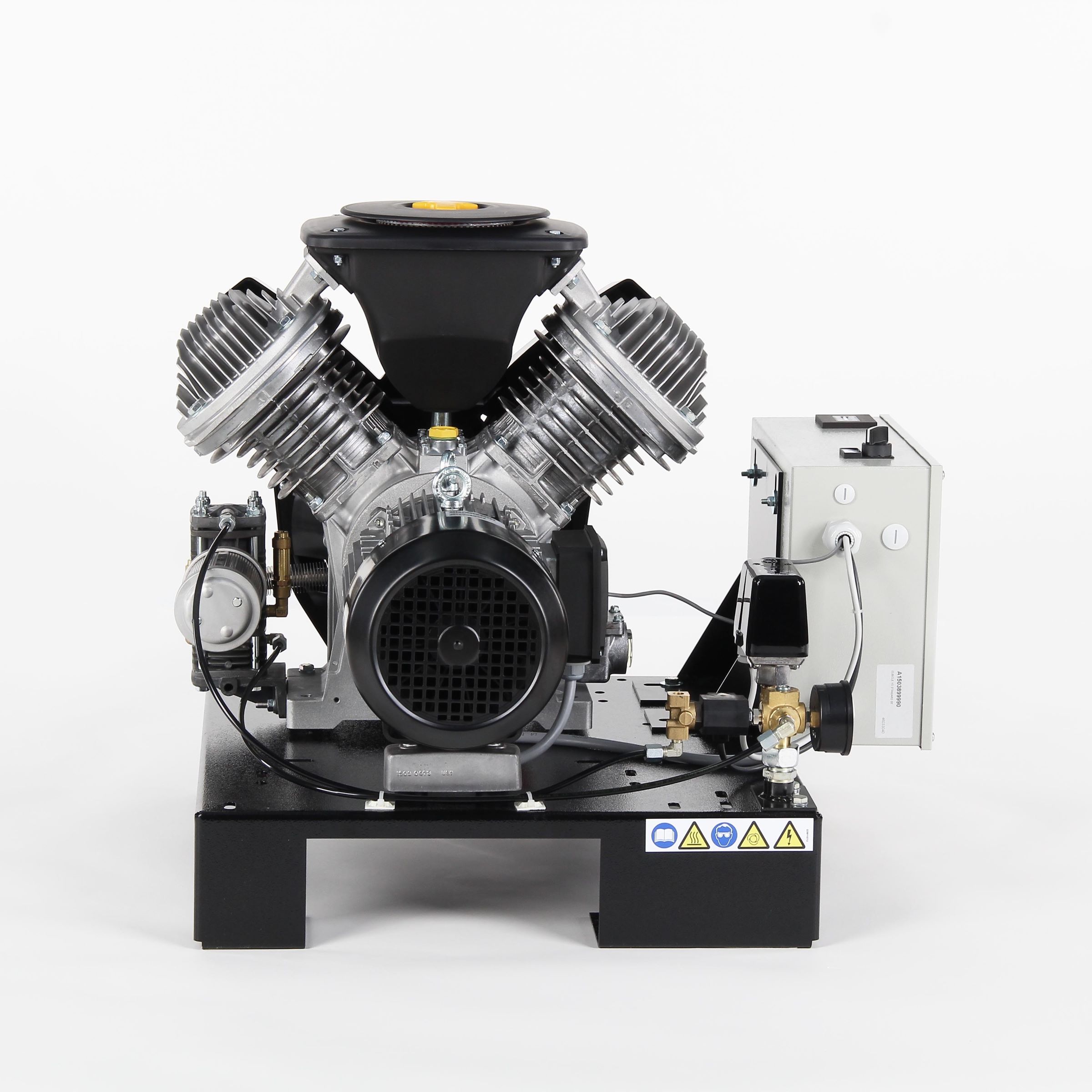 AGRE Industrie-Kolbenkompressor Typ PLG MEK-O-7.5 10 YD D auf Grundrahmen, 4116002293