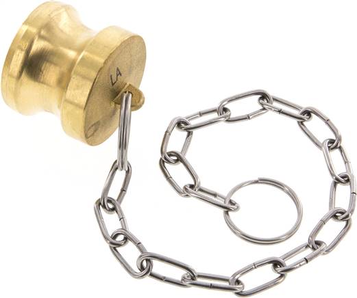 Kamlock-Verschlussstecker (DP) 1-1/4", Messing