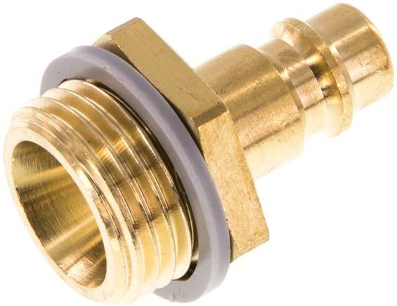 Kupplungsstecker (NW7,2) G 1/2"(AG), Messing