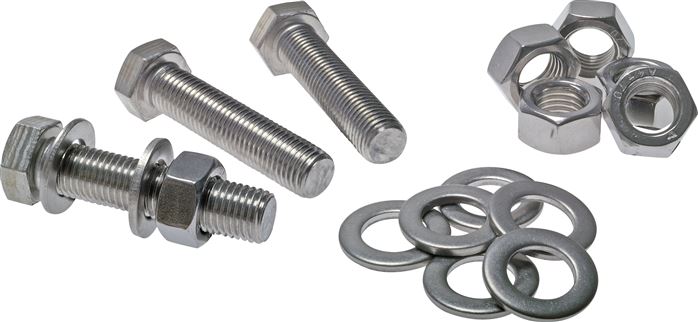 Sechskantschraube DIN 933, M 12x50, Edelstahl A2