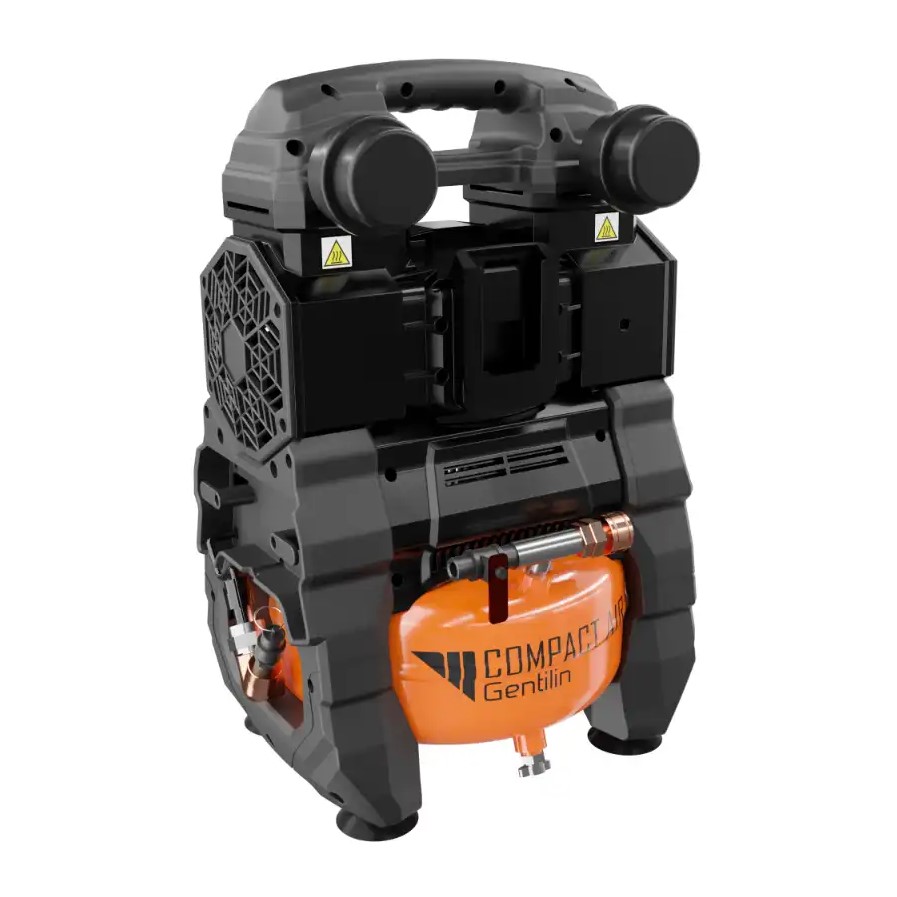 Gentilin ölfreier Kolbenkompressor DC100/05 Akku Kompressor