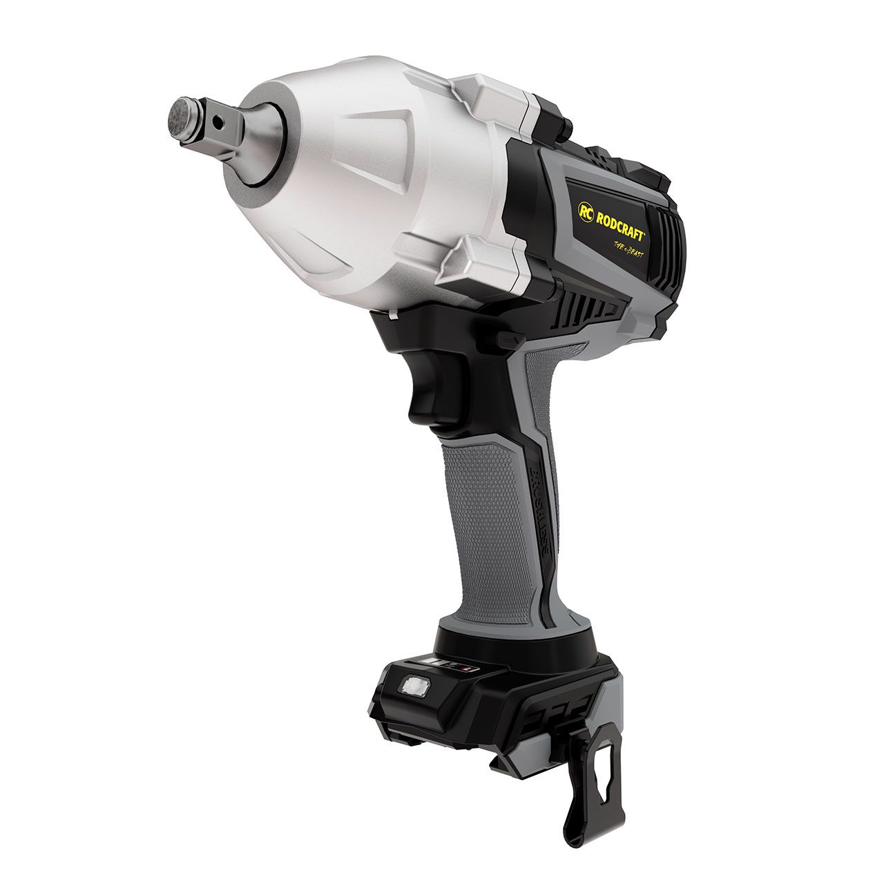 Rodcraft RC9077 Akku-Schlagschrauber  "eBeast", Vierkant 1/2 Zoll, max. Lösemoment 1500 Nm, LED-Licht, ohne Akku, ohne Ladegrät, im Karton