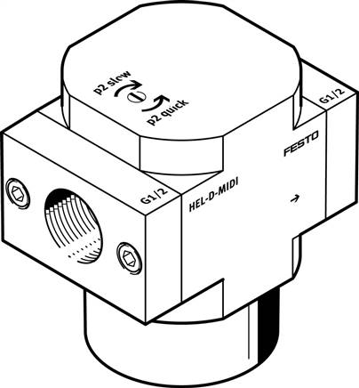 FESTO HEL-1/4-D-MIDI (186521) Einschaltventil