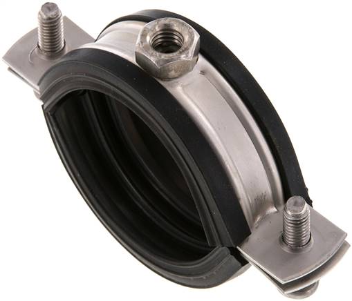 Rohrschelle, 47 - 51mm, 1.4404, mit Einlage, RS 51 G ESM8