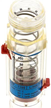 Durchflussmesser G 1" (AG), 20 - 100 l/min für Wasser