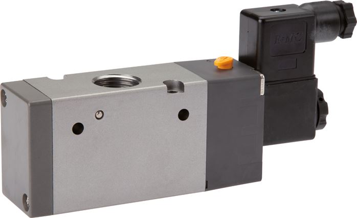 3/2-Wege Magnetventil, G 1/2", Federrückstellung (NC), 24 V AC, mechanische Feder