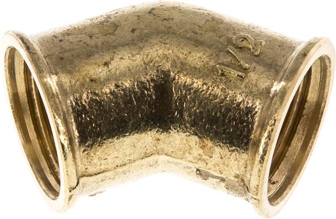 45°-Winkel G 1/2" (IG), Messing