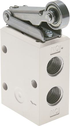 3/2-Wege Endschalter G 1/4", Stahlrolle (kugelgelagert)