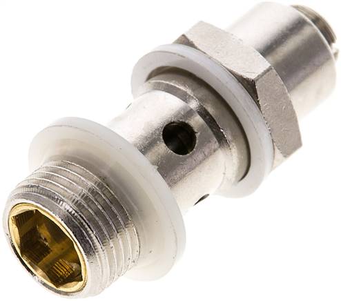 Drosselhohlschraube G 3/8", zuluftregelnd (A), Schlitzschraube (mit Schraubendreher einstellbar)