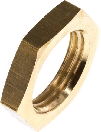 Gegenmutter G 3/8", Messing