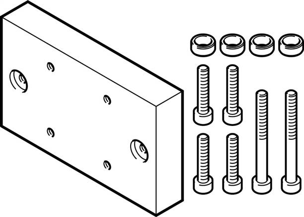 FESTO DHAA-D-H4-25-Q11-16-E (2284940) Adapterbausatz