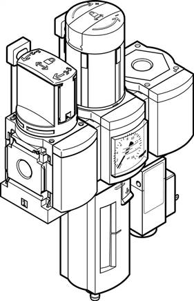 FESTO MSB4-1/4:C3J2F3-WP (542300) Wartungsgeräte-Kombination