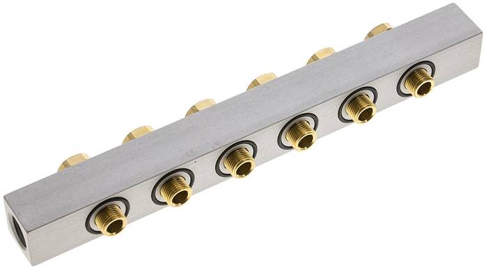 P-Leiste inkl. Hohlschrauben und Dichtungen für Ventilbaureihe M05 / P05 R 181/6