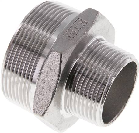 Doppelnippel R 2"-R 1-1/4", 1.4408
