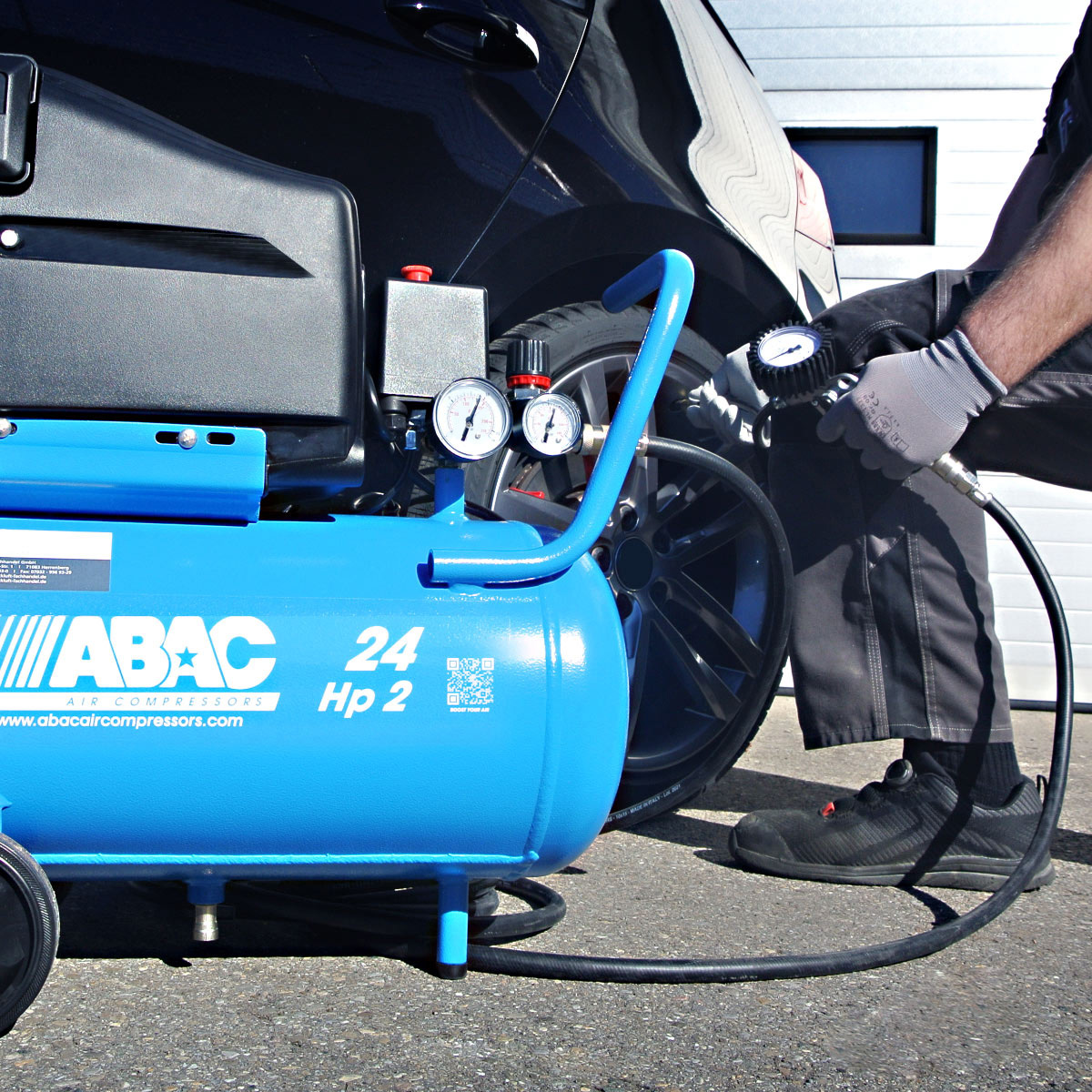 ABAC Kompressor POLE POSITION L20 – Der handliche Transportprofi!