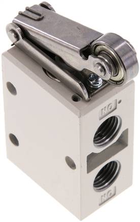 3/2-Wege Endschalter G 1/4", Stahlrolle (kugelgelagert)