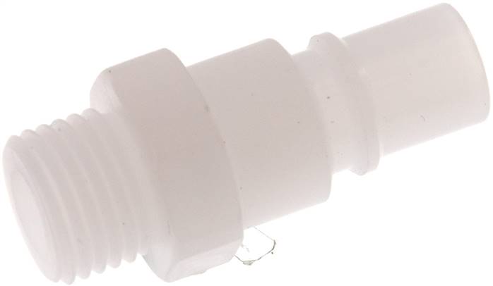 Kupplungsstecker (NW7,2) G 1/4", PVDF offen (AG)