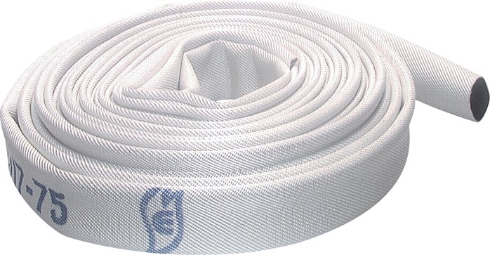 Feuerlöschschlauch DIN 14811, DN25, weiß, Klasse 1-L1