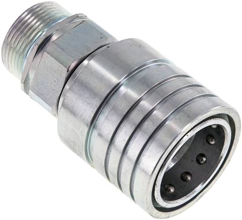 Steckkupplung ISO7241-1A, Muffe Baugr.6, 25 S (M36x2)