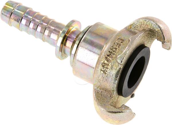 Kompressorkupplung 13 (1/2") mm Schlauch, drehbar, S-Bund