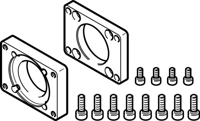 FESTO EAMF-A-28B-28A (1704476) Motorflansch