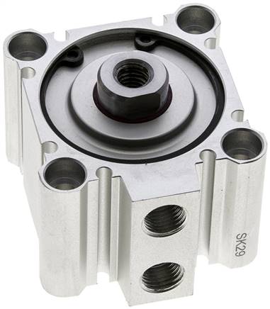 Kompaktzylinder, doppeltwirkend, Kolben 50mm, Hub 5mm -Eco-Line