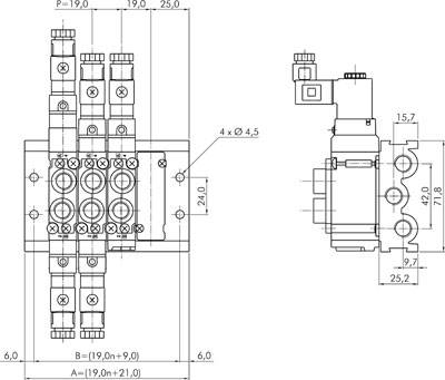 BLINDPLATTE F. PRS-LEISTE FÜR BAUREIHE SC400/SCE400