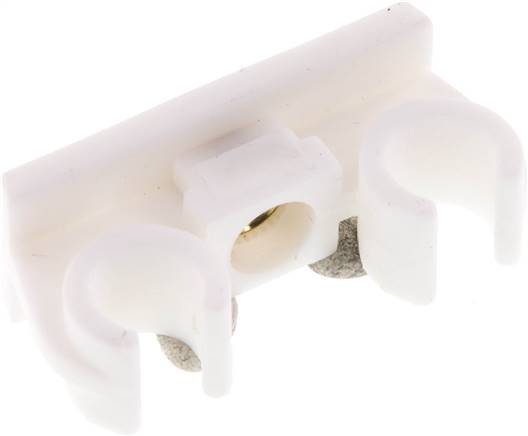 Rohrbefestigungsclip (2-fach) für 10mm Rohr