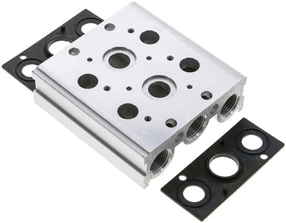 Reihenleiste (2-fach) für SF5000 (5/2 und 5/3-Wege)