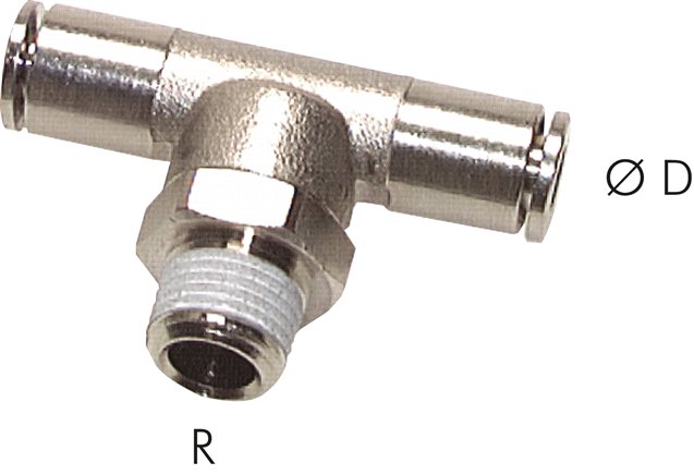 T-Steckanschluss R 1/4"-10mm, Baureihe CV