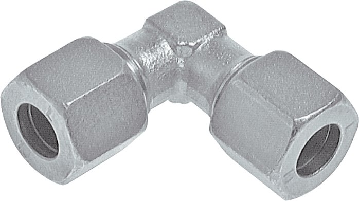 Winkel-Schneidringverschraubung 18 L (M26x1,5), Stahl verzinkt