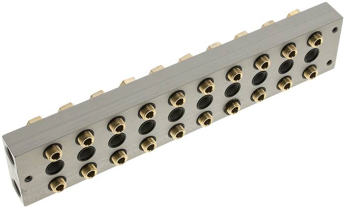 P-R-S-Leiste inkl. Hohlschrauben und Dichtungen für Ventilbaureihe M04 / P04 R 283/10