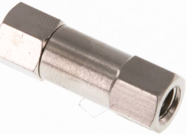 Rückschlagventil, M 5, PN 10, Messing vernickelt