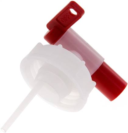 Ablasshahn für Kunststoffkanister DIN 51