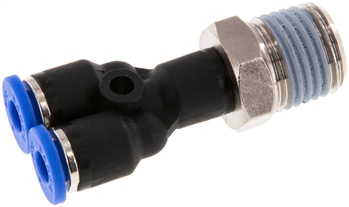 Y-Steckanschluss R 1/4"-4mm, IQS-Standard