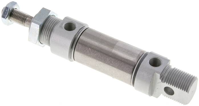 ISO 6432-Zylinder, doppeltwirkend, Kolben 25mm,Hub 15mm