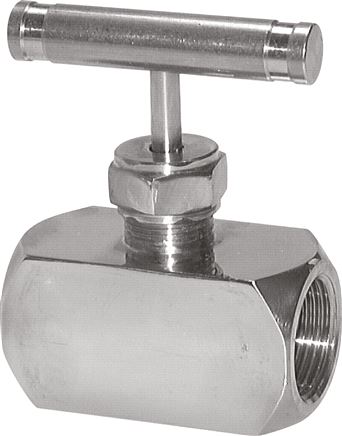 Nadel-Absperrventil, Edelstahl, G 1/8", PN 400