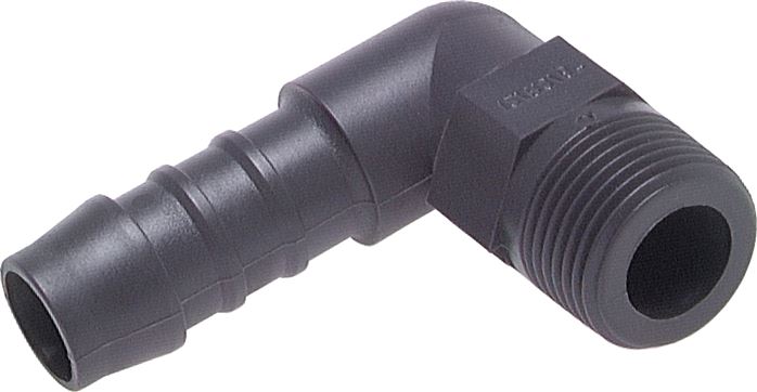 Winkel-Gewindetülle R 1/2"-12mm, PA 6