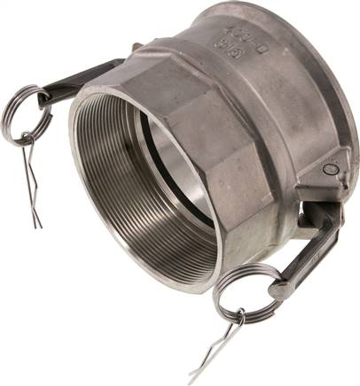 Kamlock-Kupplung (D) Rp 4"(IG), Edelstahl (1.4408)