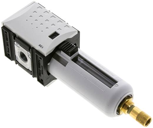 FUTURA Filter, G 1/4", Kunststoffbehälter mit Schutzkorb, Kondensatablass automatisch