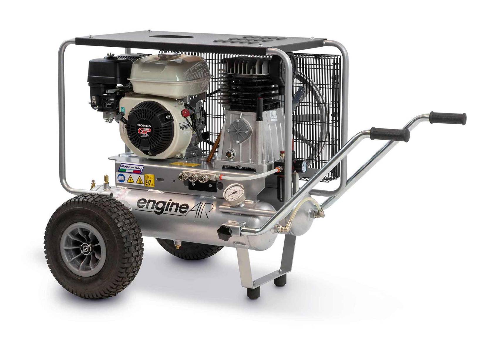 Kolbenkompressor mit Benzinmotor Typ engineAIR 5/11+11R